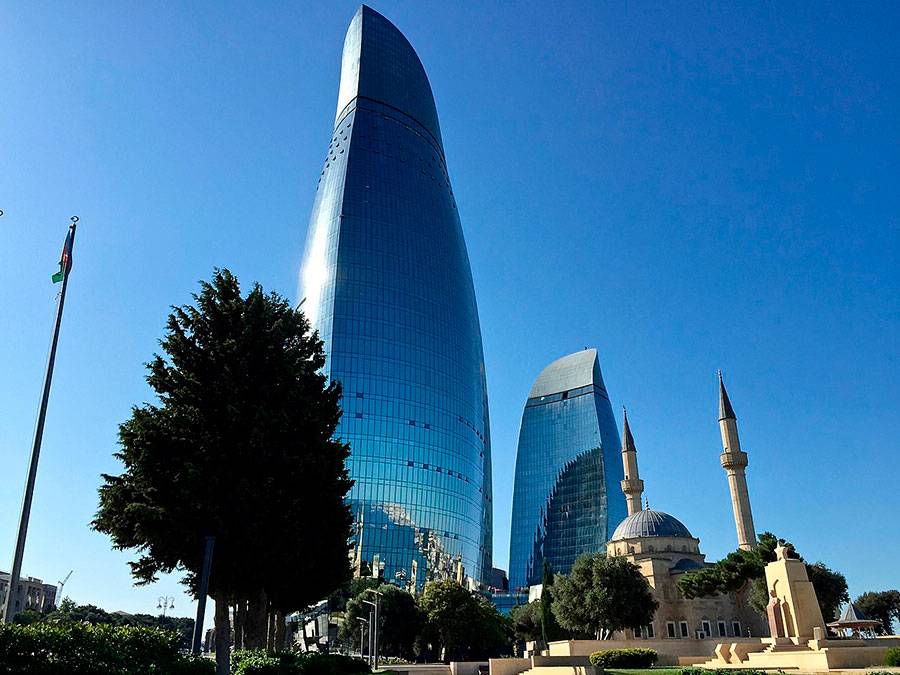 Баку, небоскребы, Азербайджан