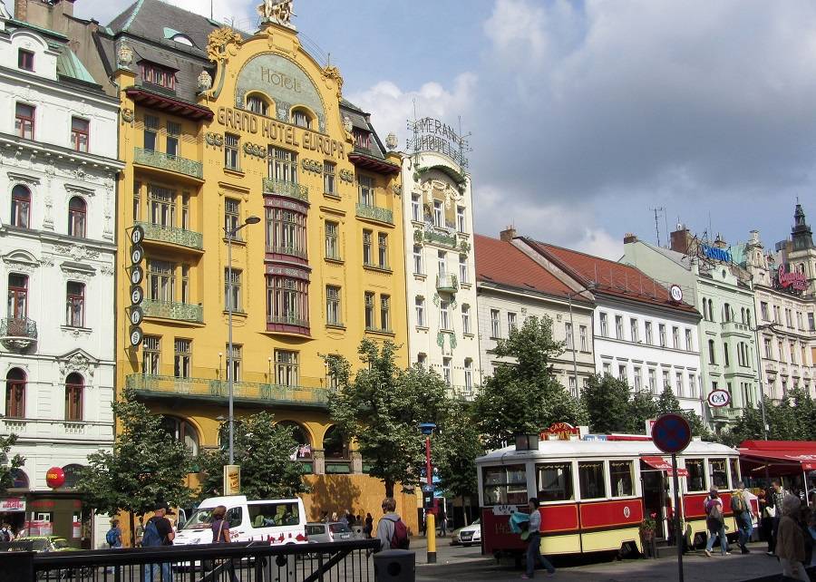 Гранд-отель Europa, Вацлавская площадь