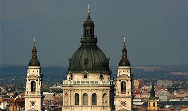 Базилика в Будапеште, вид сверху