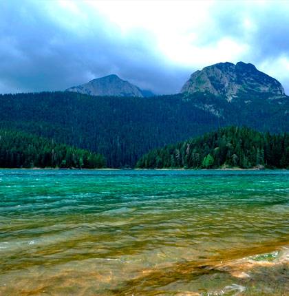 Черногория, национальный парк Дурмитор, вид на озеро